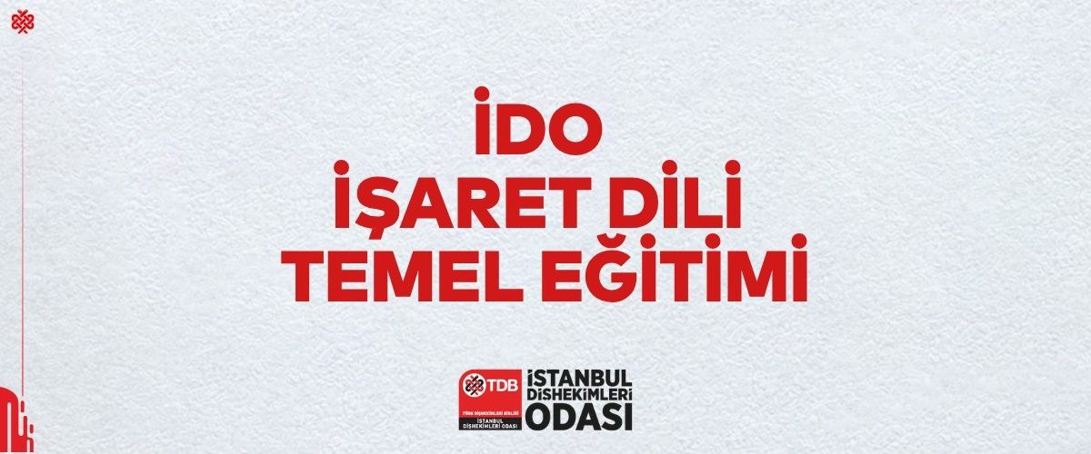 İDO İşaret Dili Temel Eğitimi
