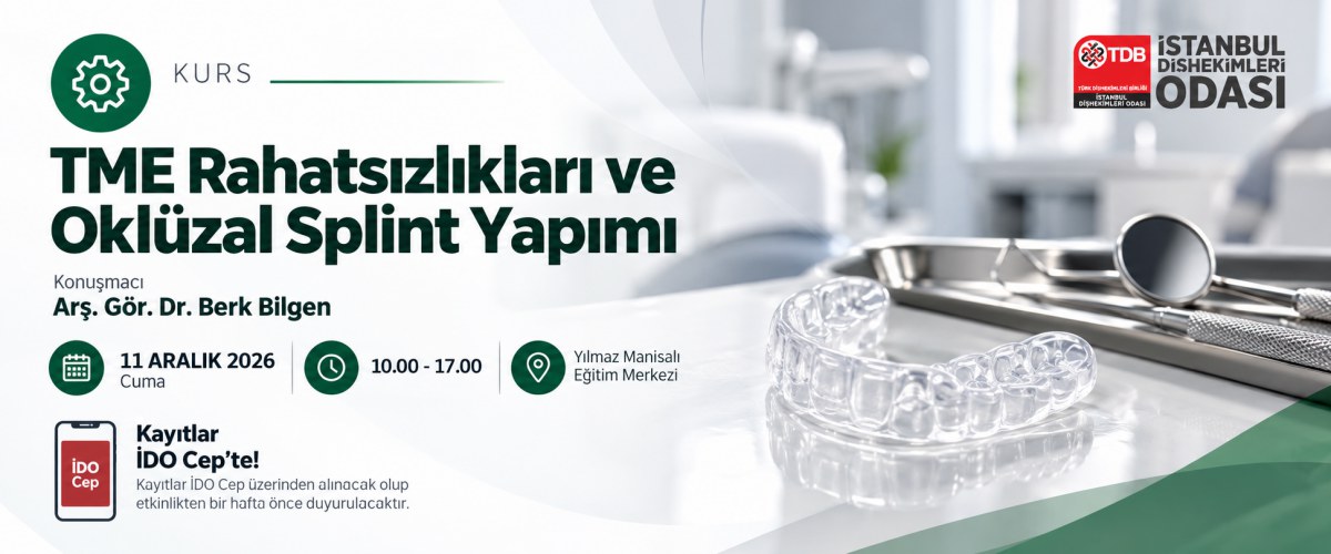 TME Rahatsızlıkları ve Oklüzal Splint Yapımı