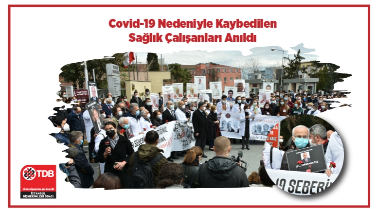 Covid-19 Nedeniyle Kaybedilen Sağlık Çalışanları Anıldı