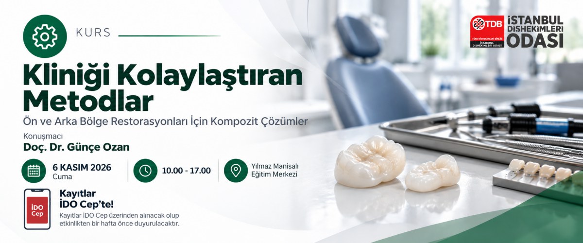 Kliniği Kolaylaştıran Metodlar: Ön ve Arka Bölge Restorasyonları İçin Kompozit Çözümler